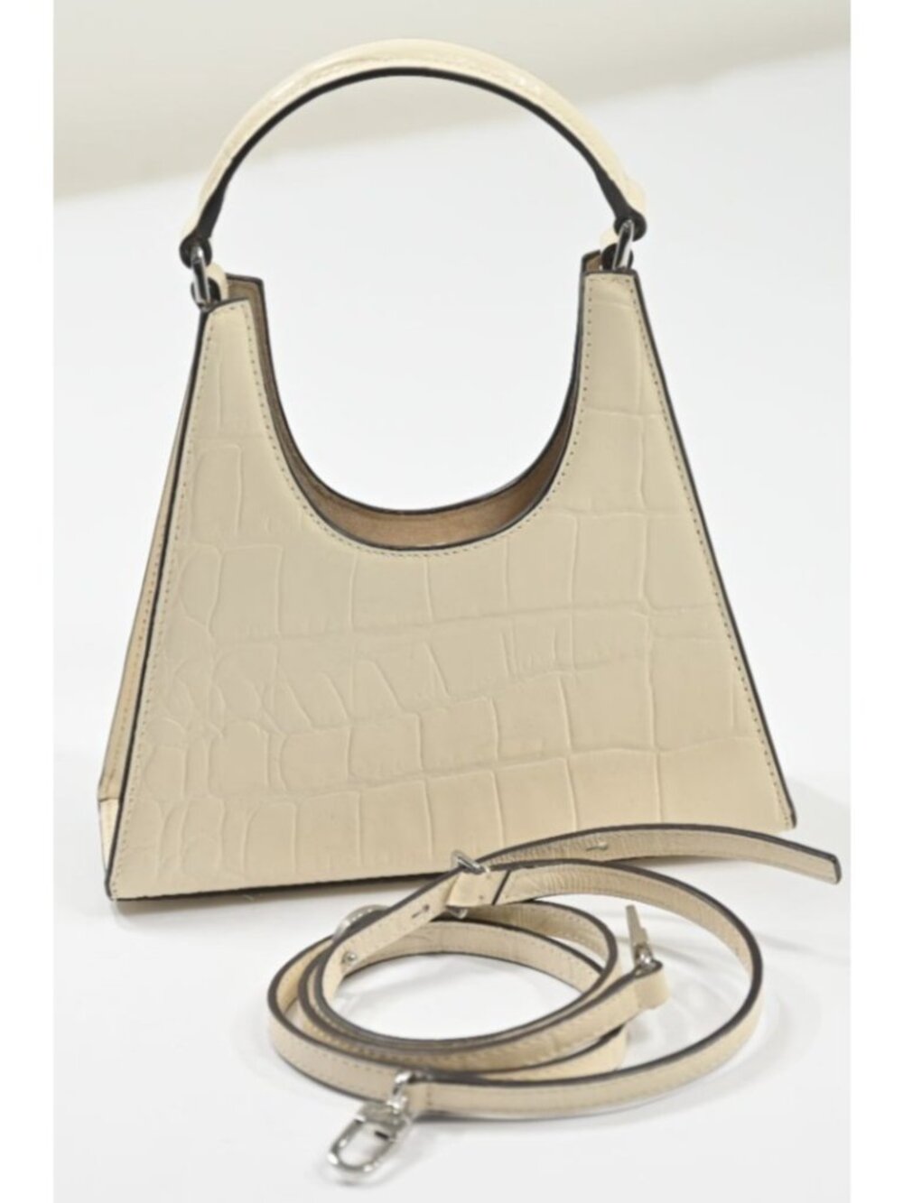 Staud Rey Mini Bag in Off-White - Picture 3 of 9